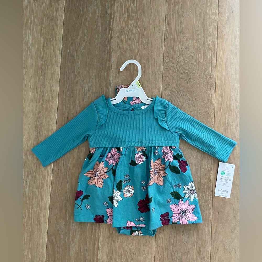 Carter’s dress onesie 3M